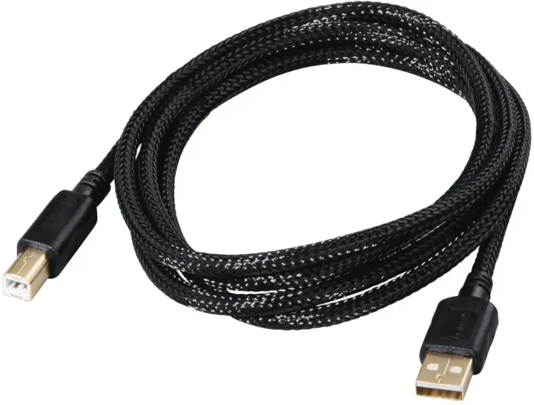 Hama 20180 USB-kabel A-B 1.5m