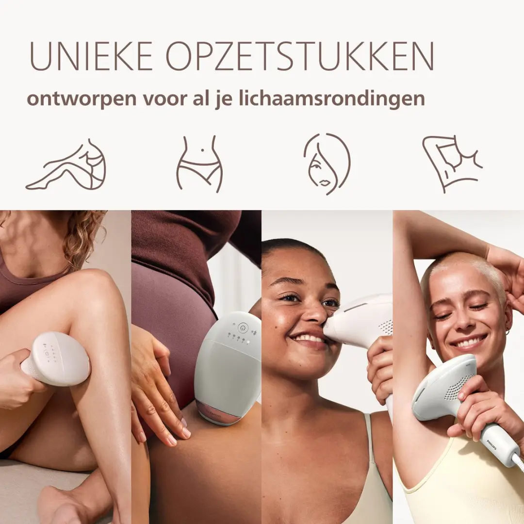 Philips Lumea 9900 Pro IPL Ontharingsapparaat - 450.000 Flitsen - WIT