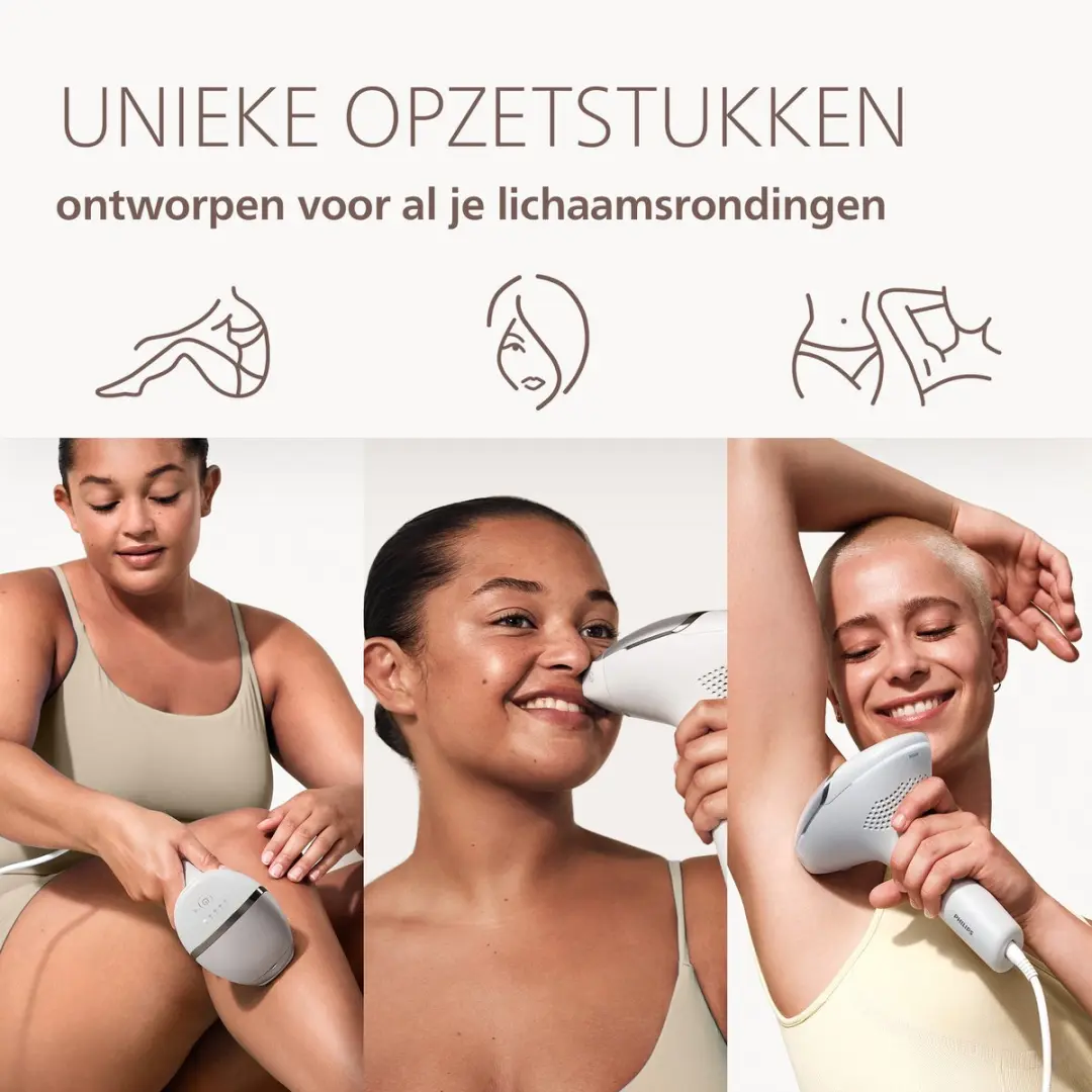 Philips Lumea 9000 Series BRI936/00 IPL Ontharingsapparaat - 450.000 Flitsen - Chromeline Silver