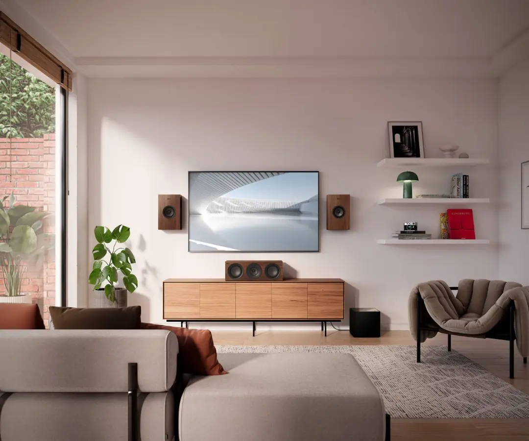 KEF Q6 Meta HiFi-Centerspeaker - Walnoot