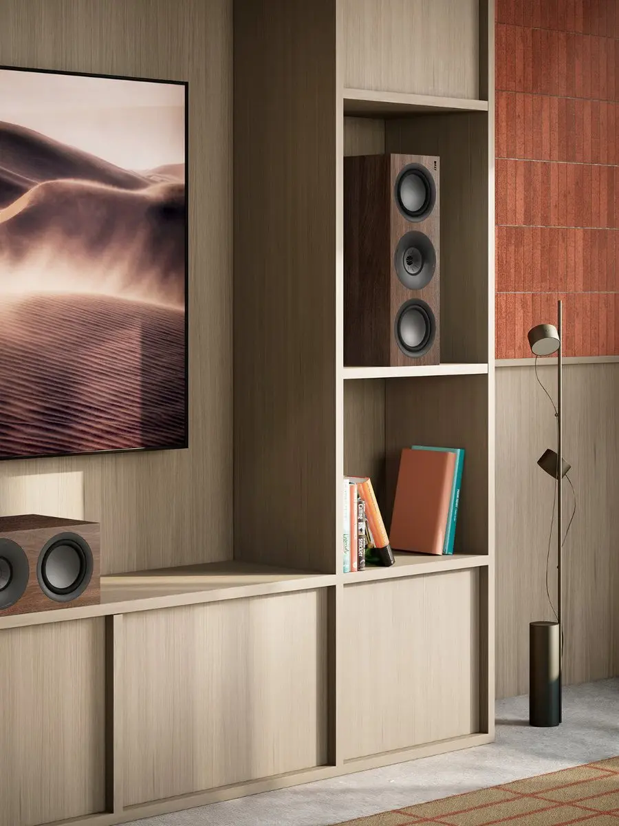 KEF Q6 Meta HiFi-Centerspeaker - Walnoot