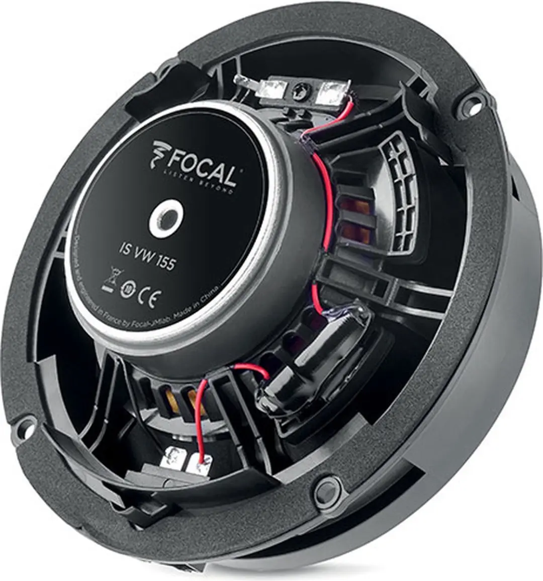Focal ISVW155 Autospeakers - 16,5cm 2-Weg - 120W - Zwart
