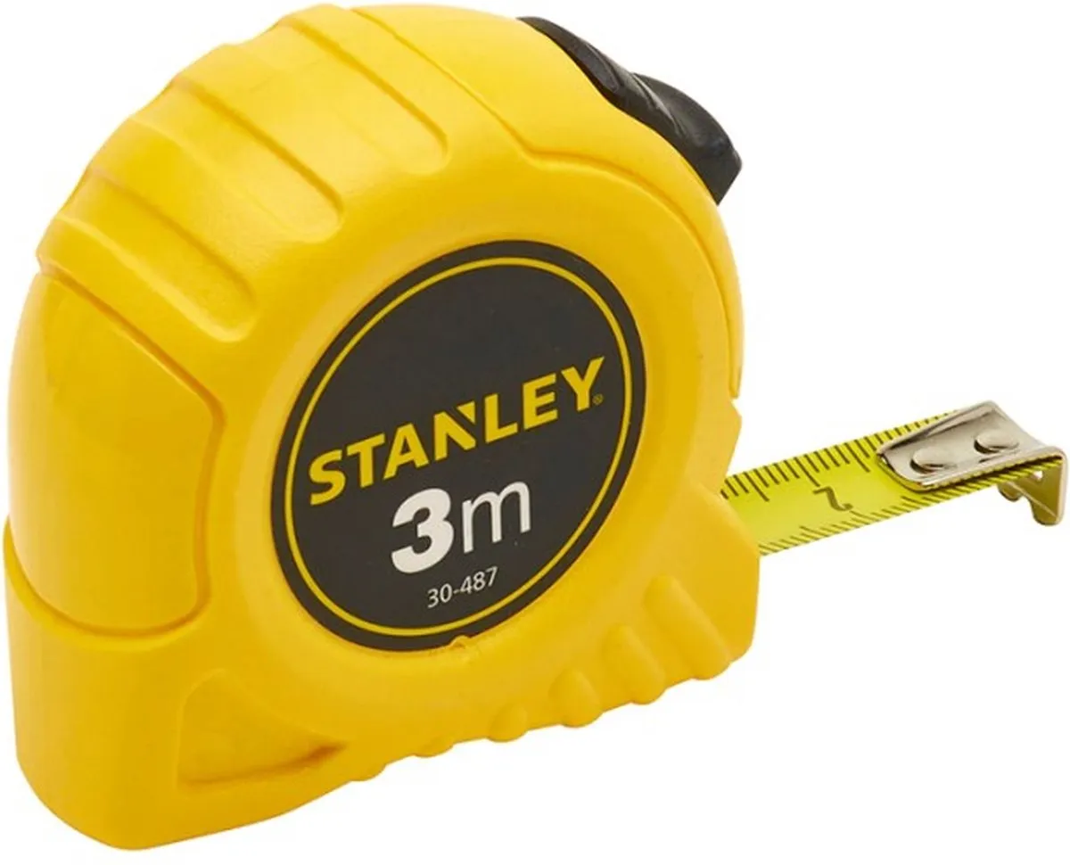 Stanley Rolbandmaat 3m 12,7mm - 1 Stuks