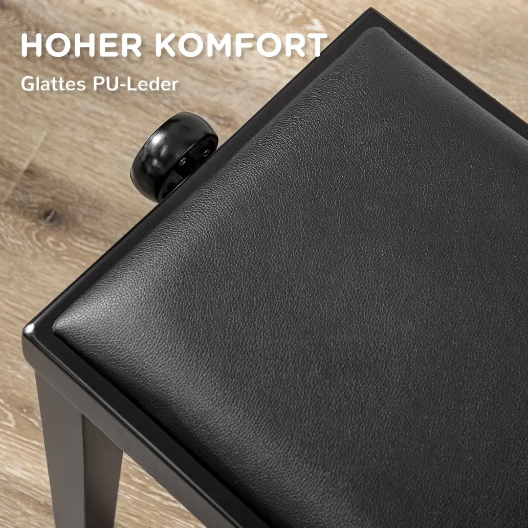 Homcom Pianokruk F12-009V00 - Zwart - afbeelding 6 van 6