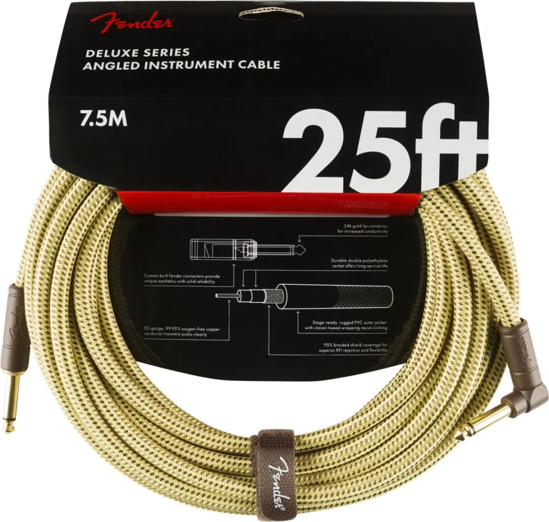 Fender Deluxe Series Instrumentenkabel 7.5m