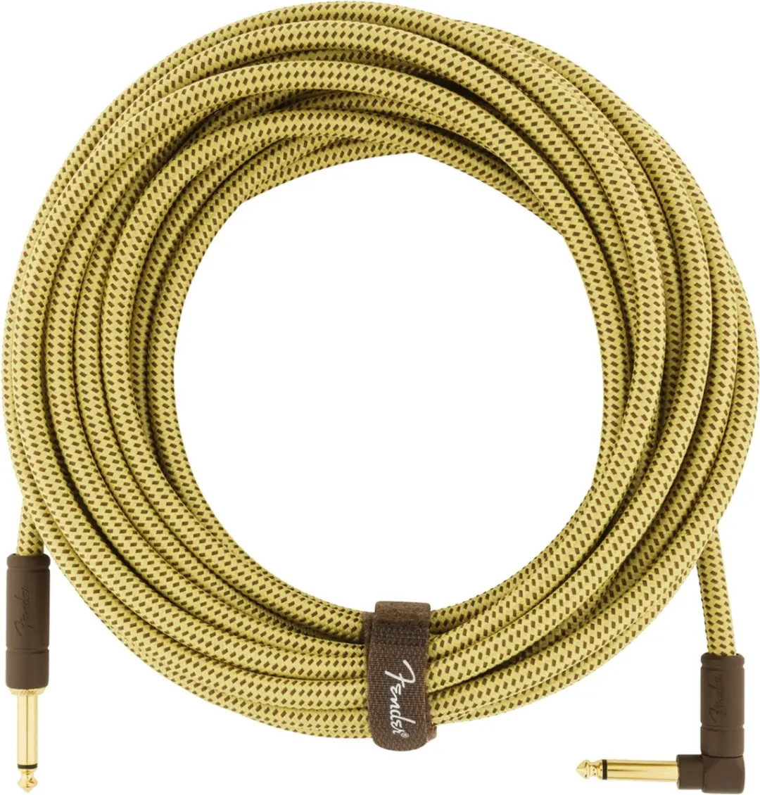 Fender Deluxe Series Instrumentenkabel 7.5m - Geel