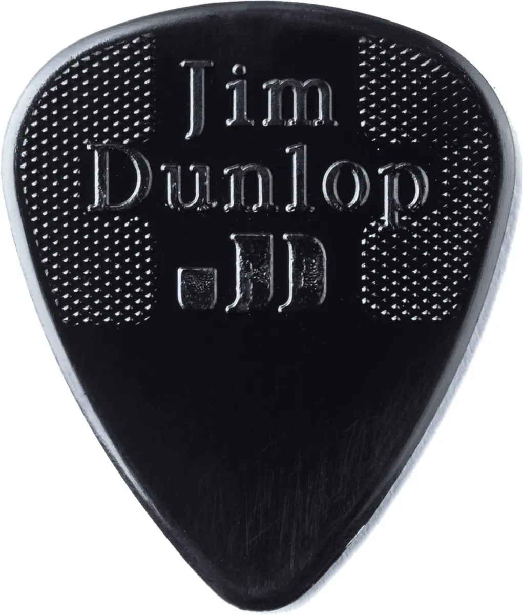 Dunlop 44-R-100 Nylon Plectra - 72 Stuks - Zwart