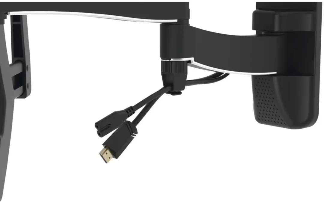 Hama Premium TV-muurbeugel VESA 400x400 - 32-65" - Zwart/zilver