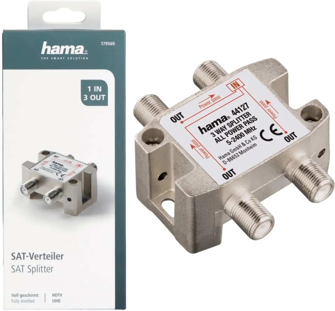 Hama 3-voudige SAT-verdeler DC