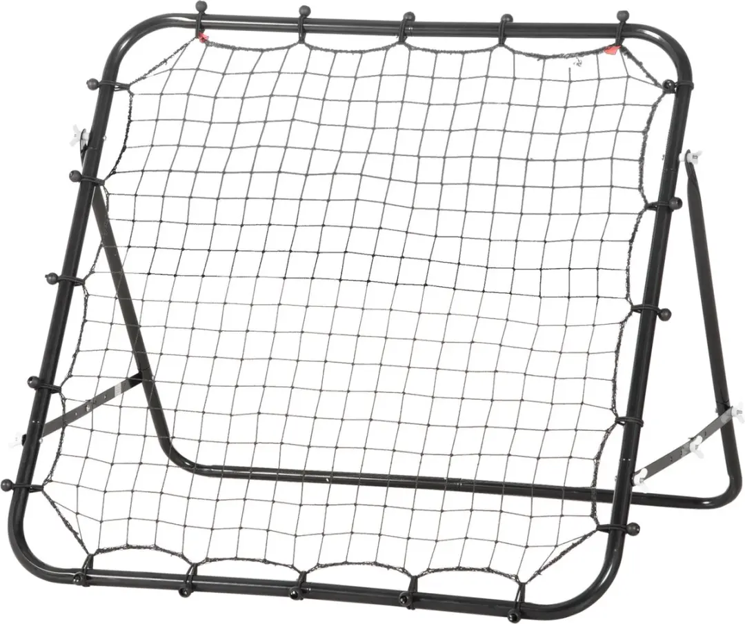 Homcom Voetbal Rebounder 75x126cm - Zwart
