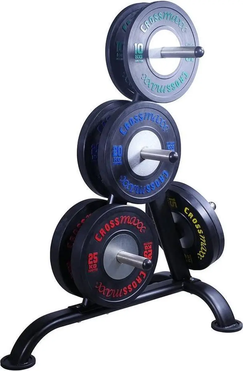 LifeMaxx Crossmaxx Competition Bumper Plate 50mm - 5 kg - Zwart