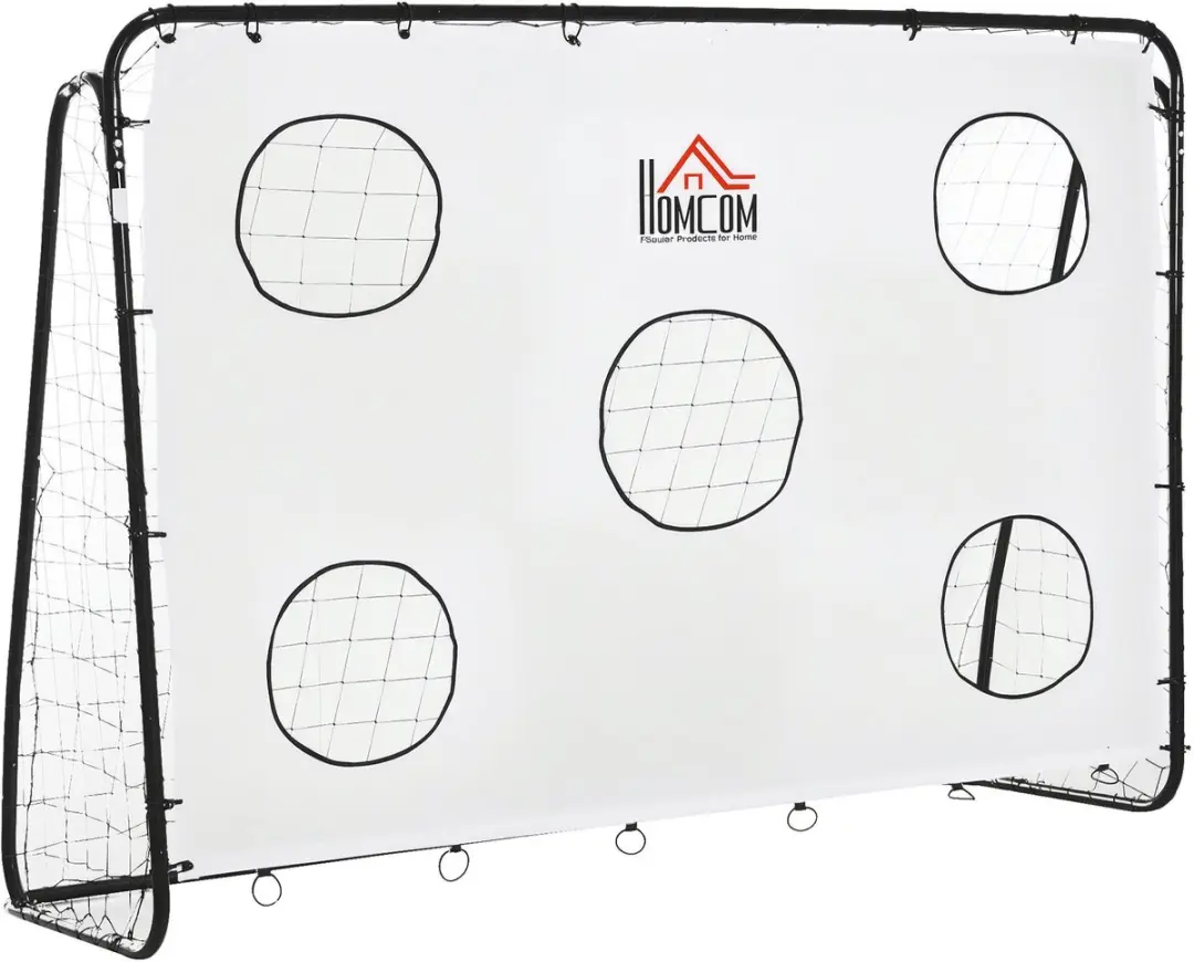Outsunny Voetbaldoel Metaal 240x88x174cm