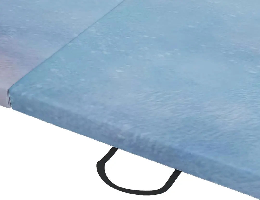 Homcom Gymnastiekmat EPE 180x60x5cm - Blauw - afbeelding 6 van 6
