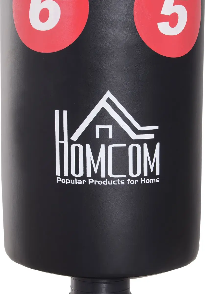 Homcom Staande Bokszak A91-063 - Zwart