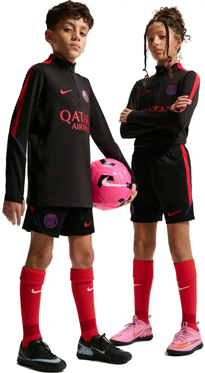 Nike Paris Saint-Germain Strike Trainingsbroekje 26/27 - Short - Maat 158 - Zwart