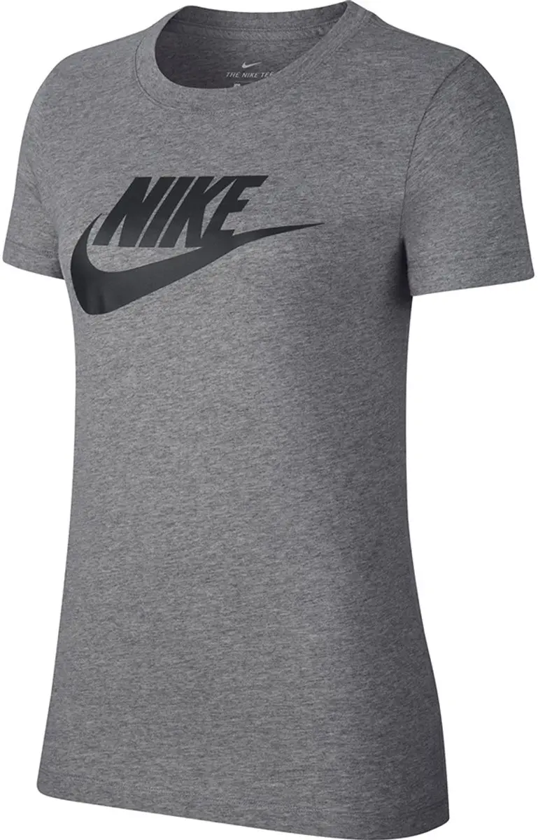 Nike Sportswear Essential Icon Futura Dames T-shirt XS - Grijs