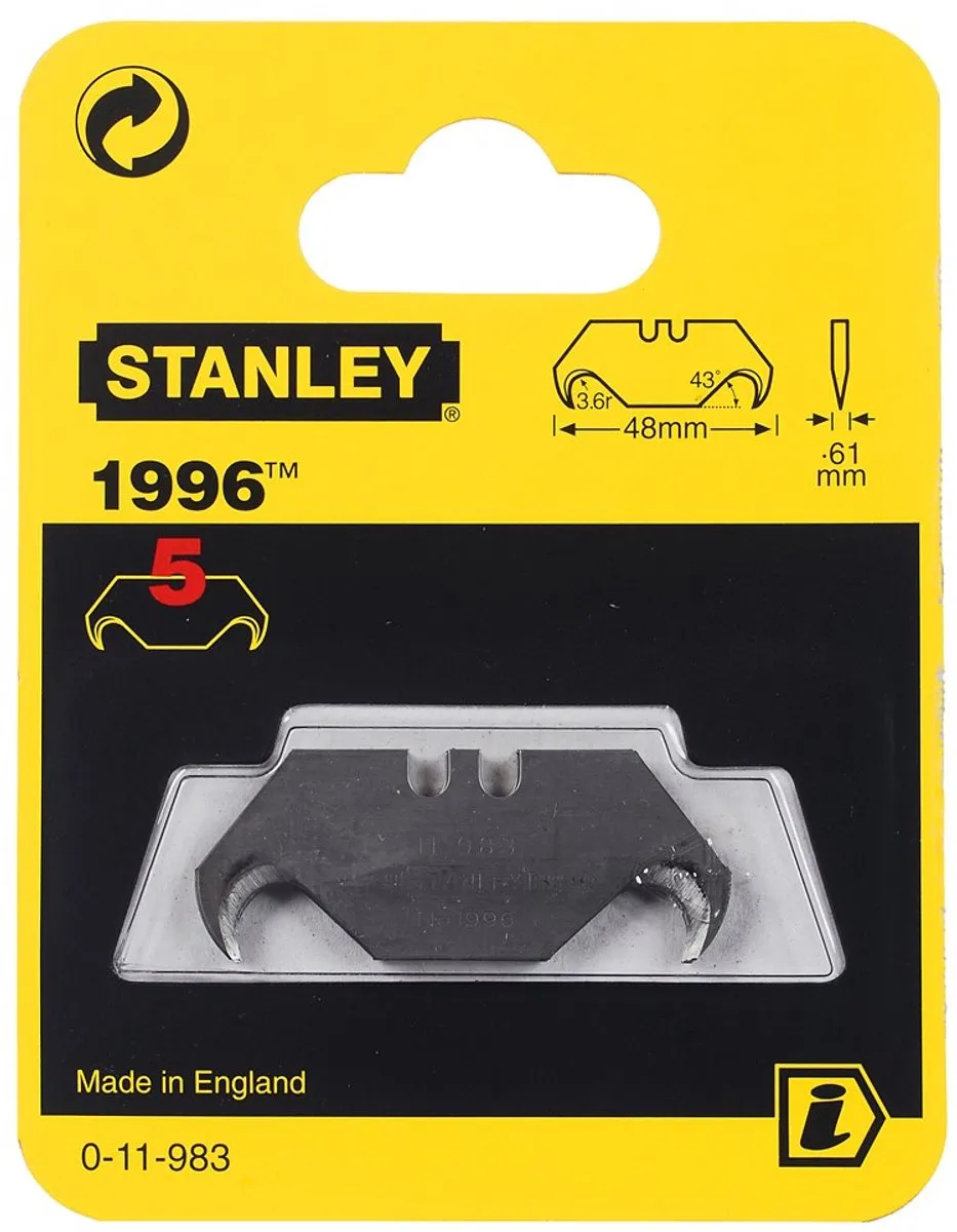 Stanley 1996 Reserve Mesjes - 5 Stuks