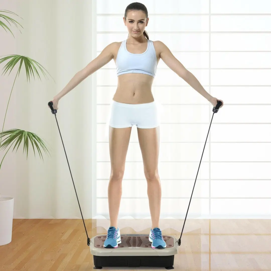 Homcom Fitness Trilplaat 200W - 99 Programma's - Zwart