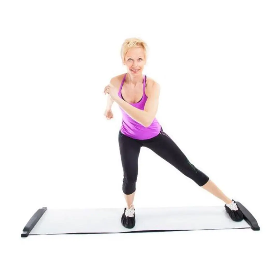 Gymstick PowerSlider Pro Mini Schaatsbaan 230cm - Zwart