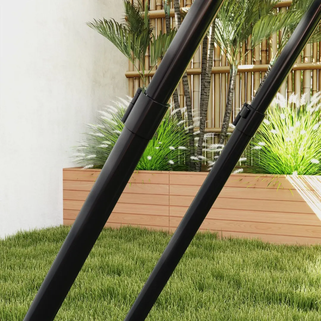 Homcom Fußball Rebounder - 128x118x120cm - Zwart