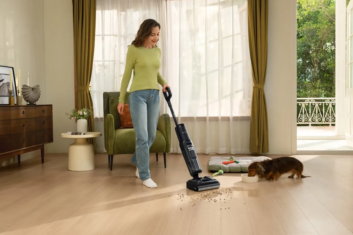 Tineco Floor One S7 Stretch Vloerreiniger - Donkerblauw