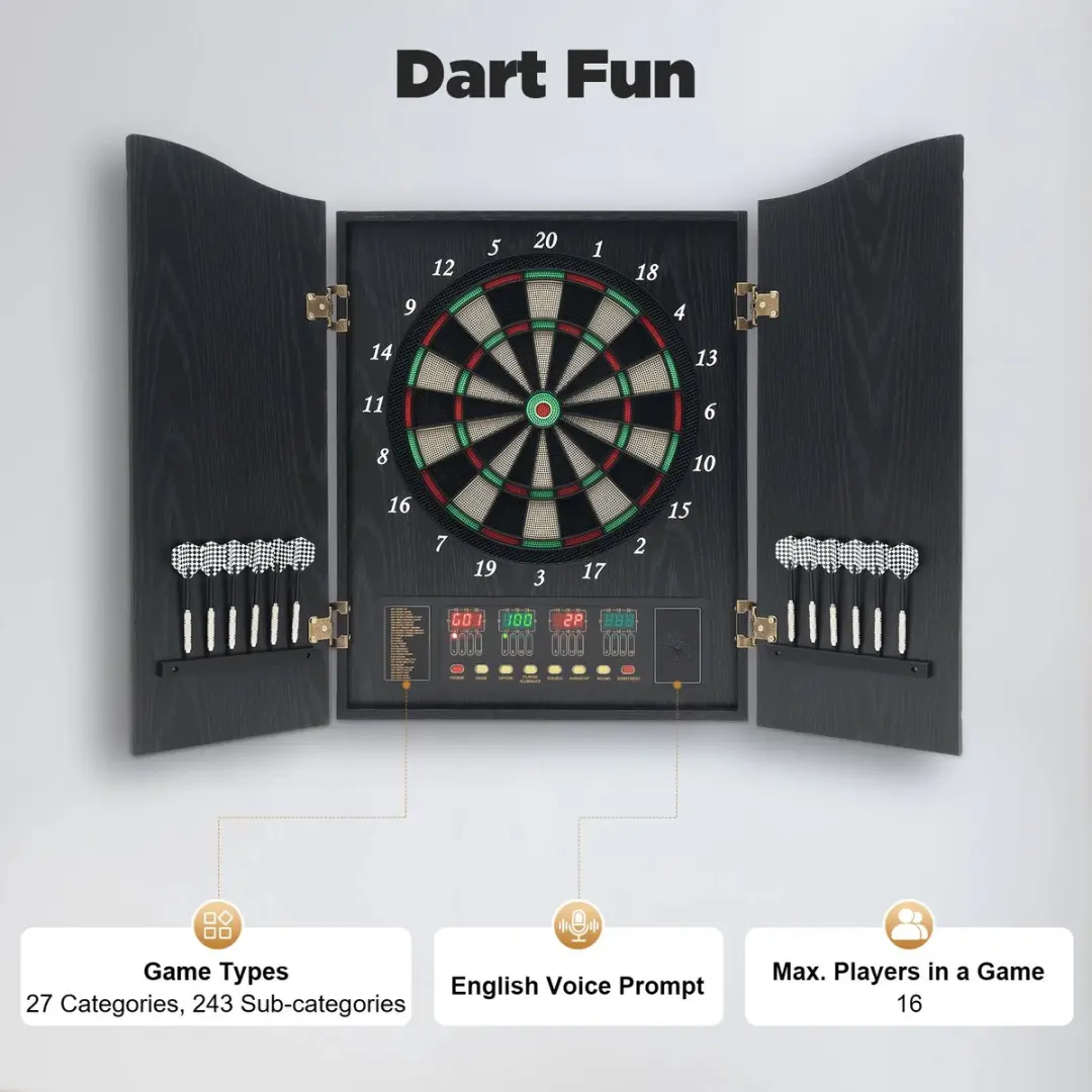 Homcom Sensova Digitaal Dartbord 35cm