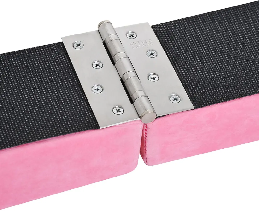 Homcom Evenwichtsbalk - Roze - 210x10x6,5cm