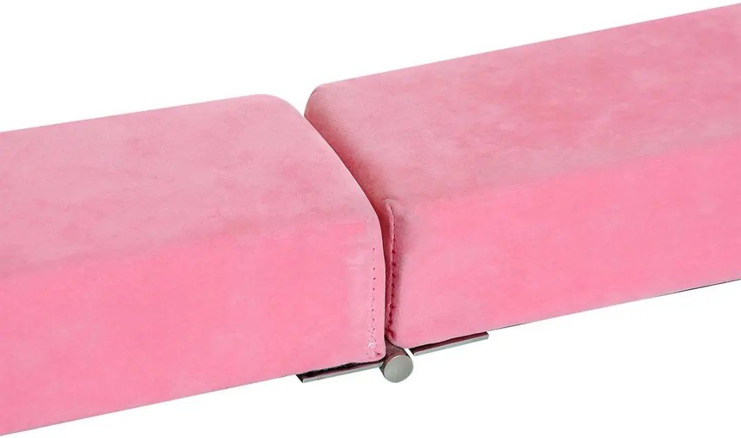 Homcom Evenwichtsbalk - Roze - 210x10x6,5cm