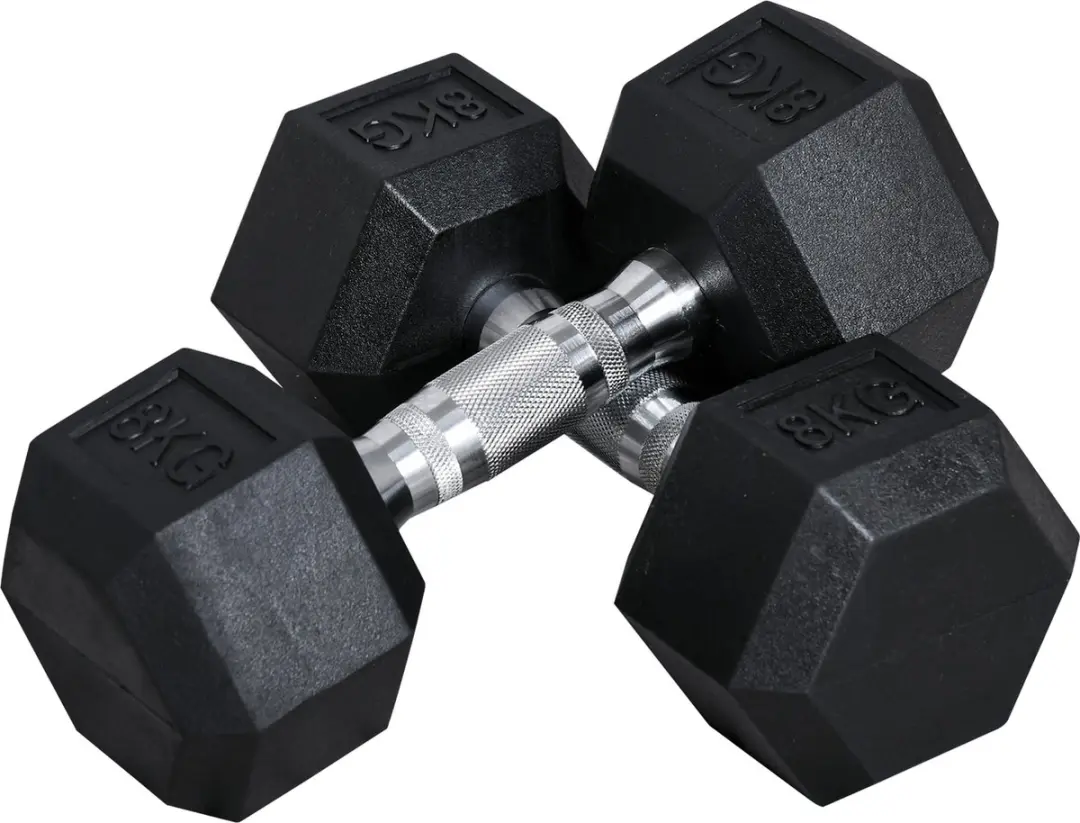 Homcom Set van 2 Halters - Zwart/Zilver - afbeelding 6 van 6