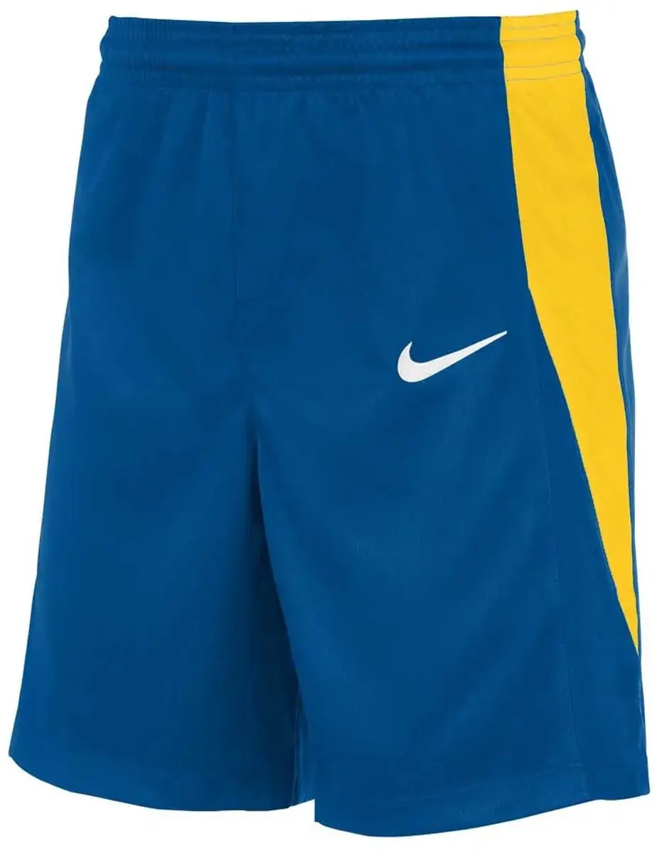Nike Team Stock Korte Broek - 152/164cm - Blauw/Geel