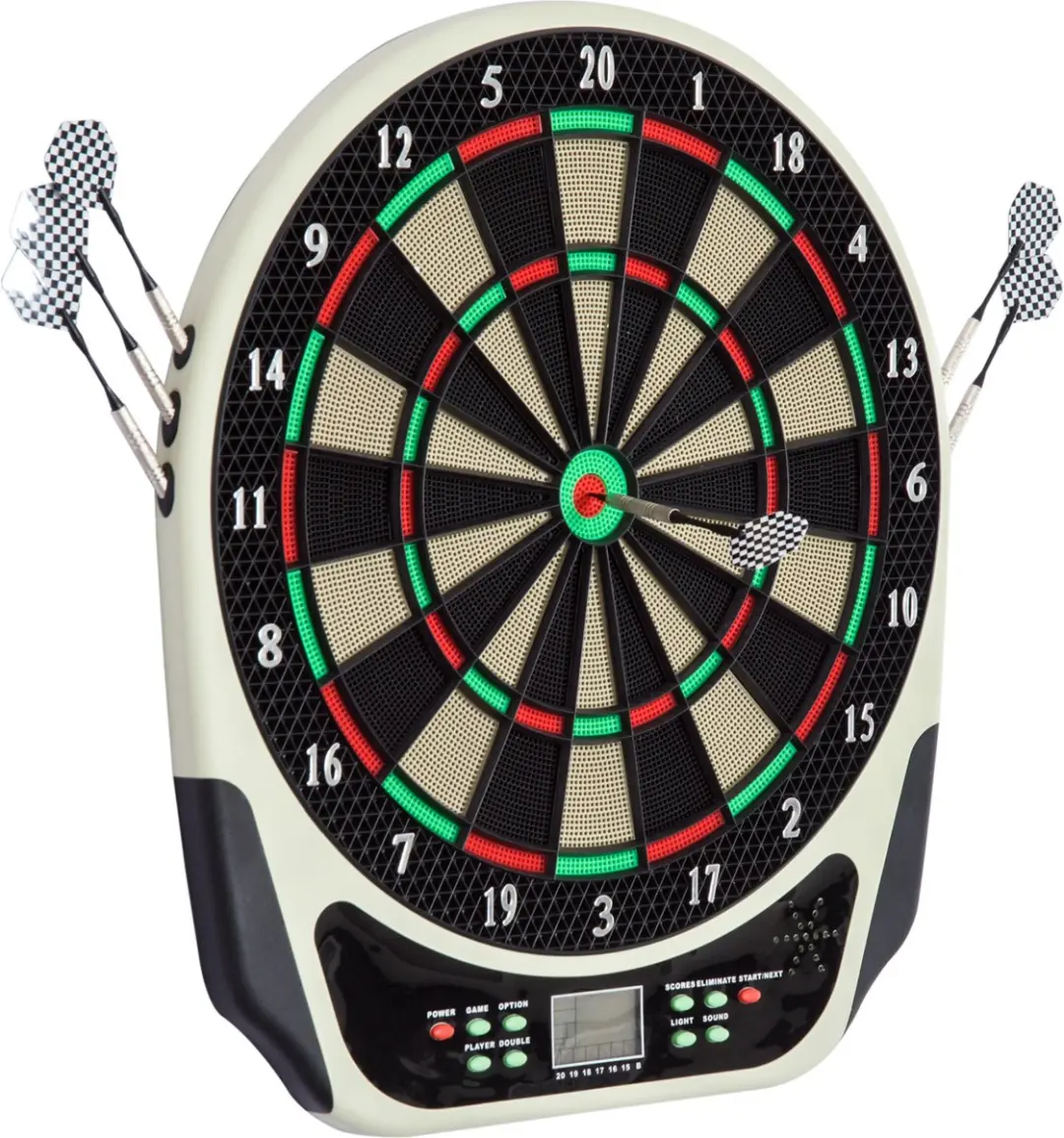 Homcom Elektronisch Dartbord 50cm - 6 Darts - 8 Spelers - afbeelding 6 van 6