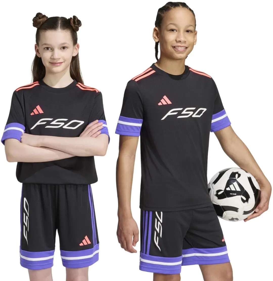 adidas F50 JSY Y T-shirt Voetbal Trainen - 164 - Zwart