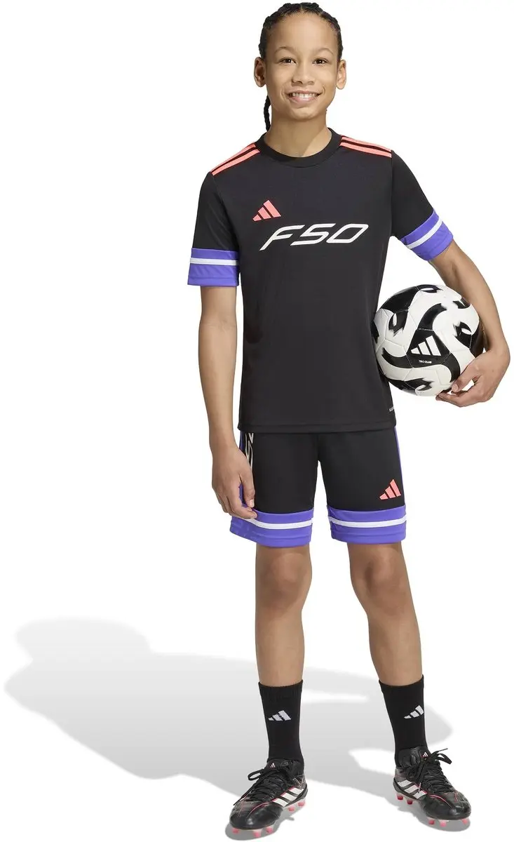 adidas F50 JSY Y T-shirt Voetbal Trainen - 164 - Zwart