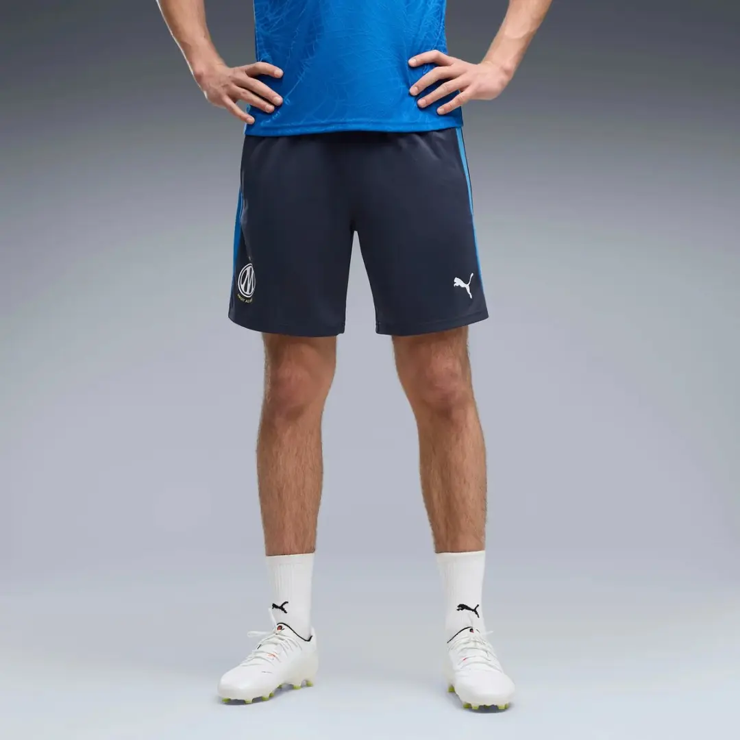 PUMA OM Trainingshort 2026/27 - XL - Deep Navy/Puma Team Royal