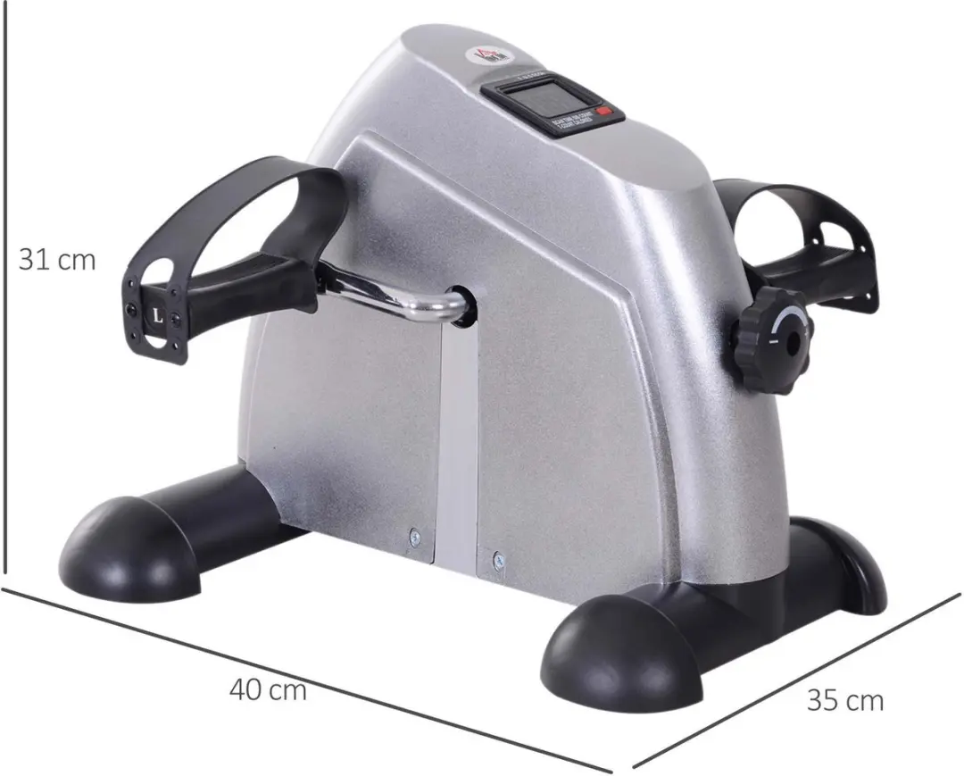 Homcom Beintrainer B35xT40xH31cm - Zilver/Zwart