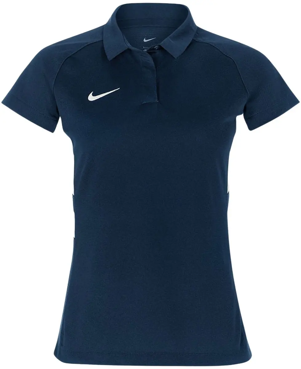 Nike Team Polo Dames S - Donkerblauw/Wit