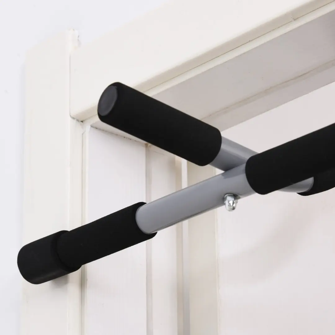 Homcom Optrekstang Staal - 92x40x17cm Zwart