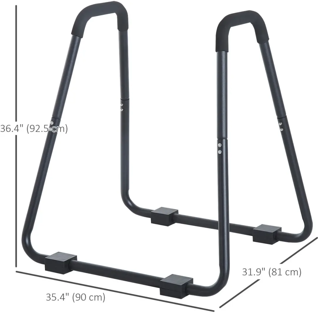 Homcom Dipstation Krachtstation - 90x81x92,5cm Zwart