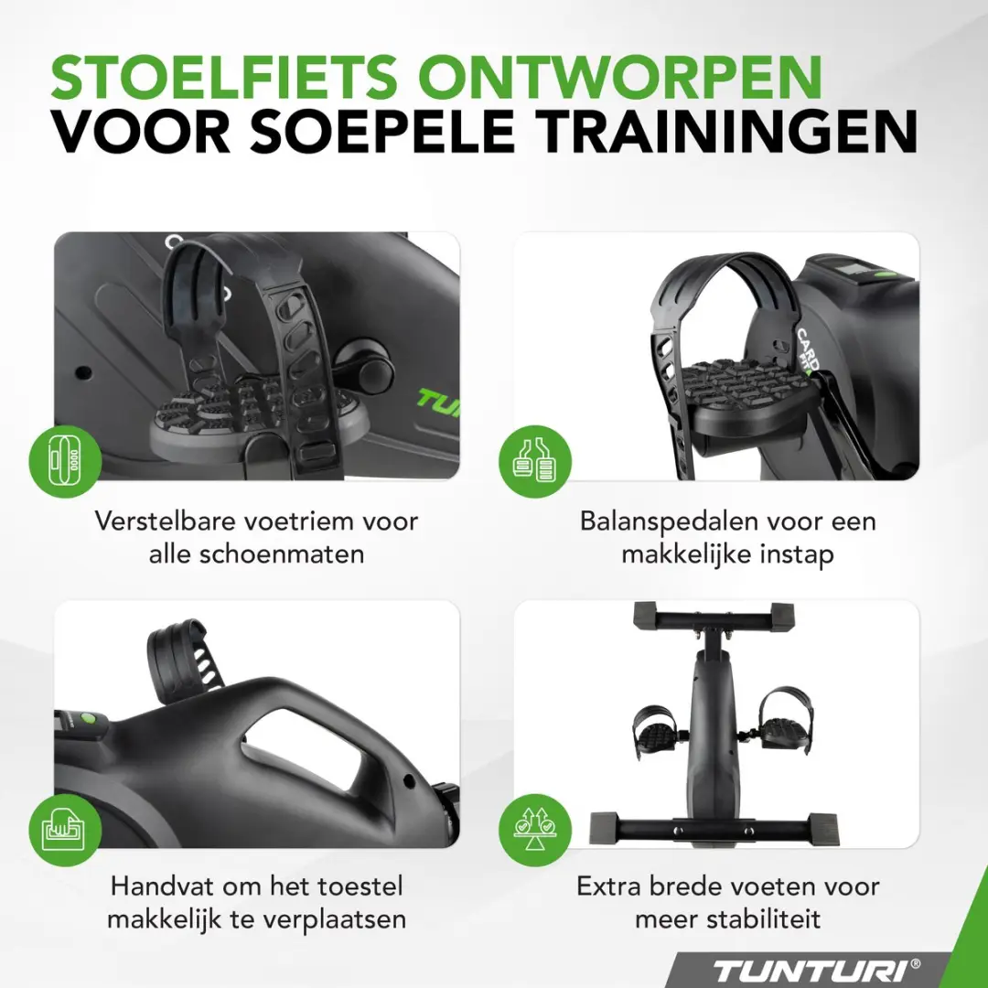 Tunturi Cardio Fit M40 Stoelfiets - 8 Weerstanden - Zwart