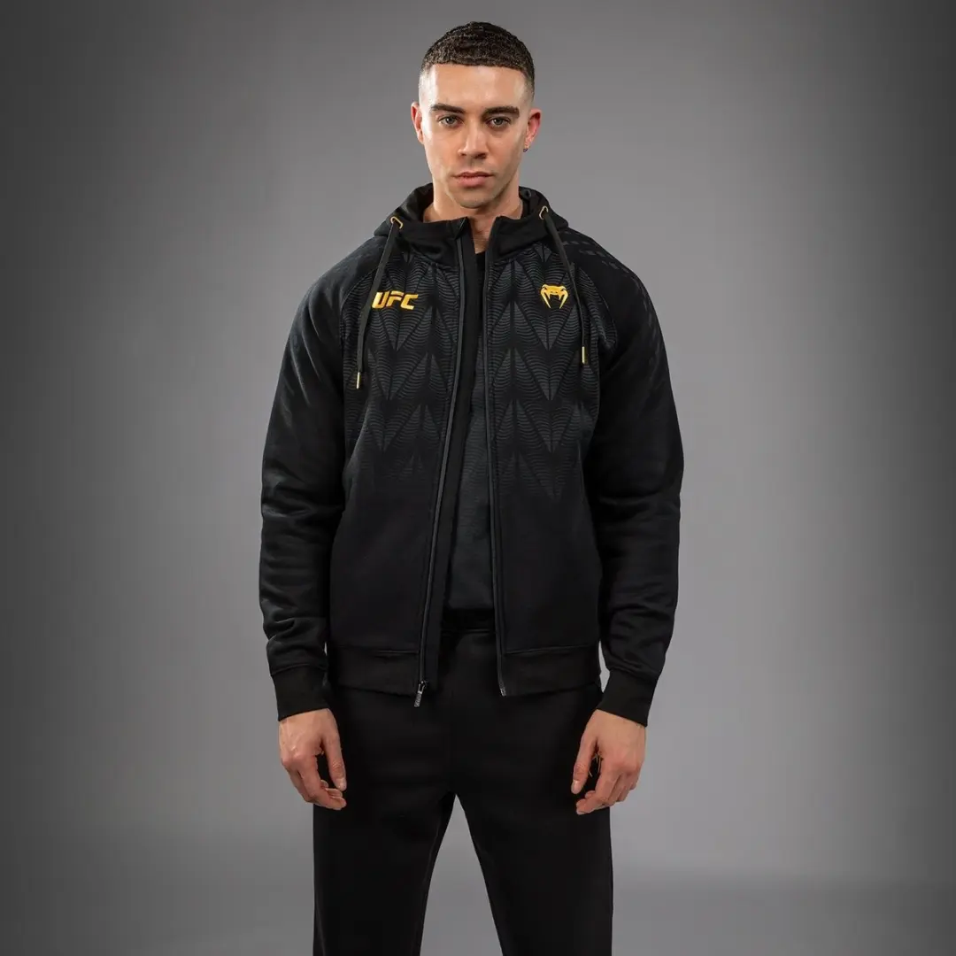 UFC Zenith by Venum Replica Champion Zip Hoodie M - Zwart/Goud