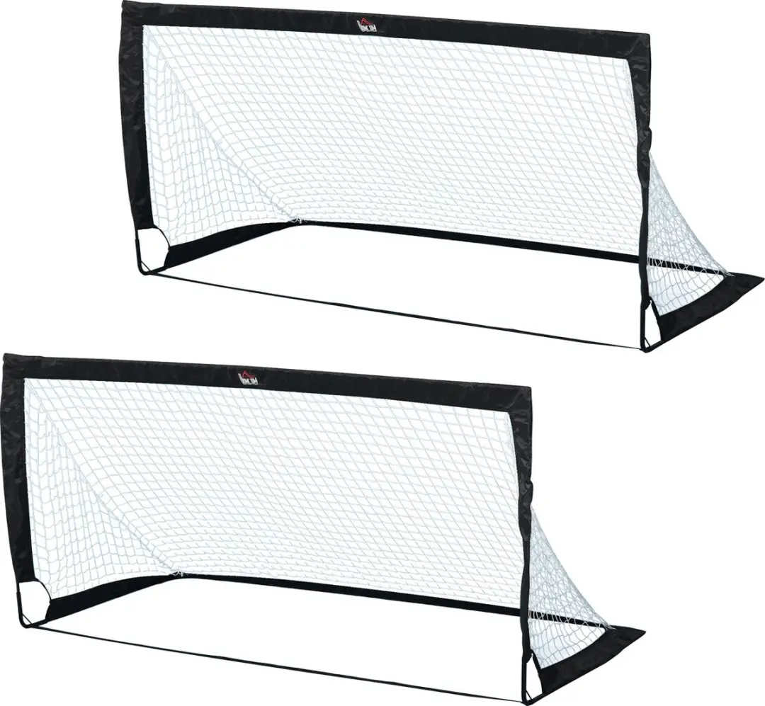 Homcom Voetbaldoelen Set 2 Stuks