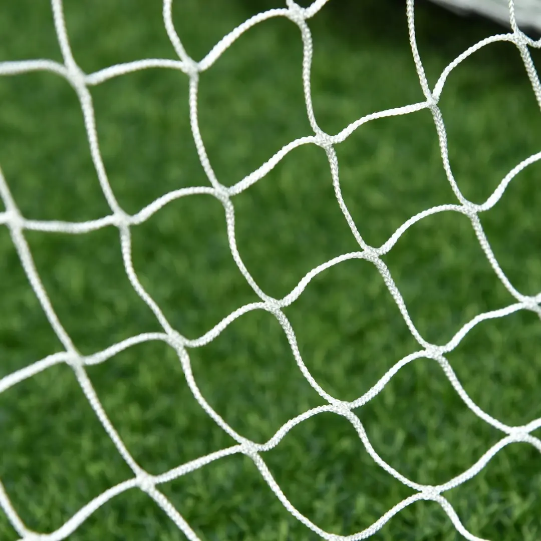 Homcom Voetbaldoelen Set 2 Stuks - 186x90x89cm - Opvouwbaar - Zwart/Wit