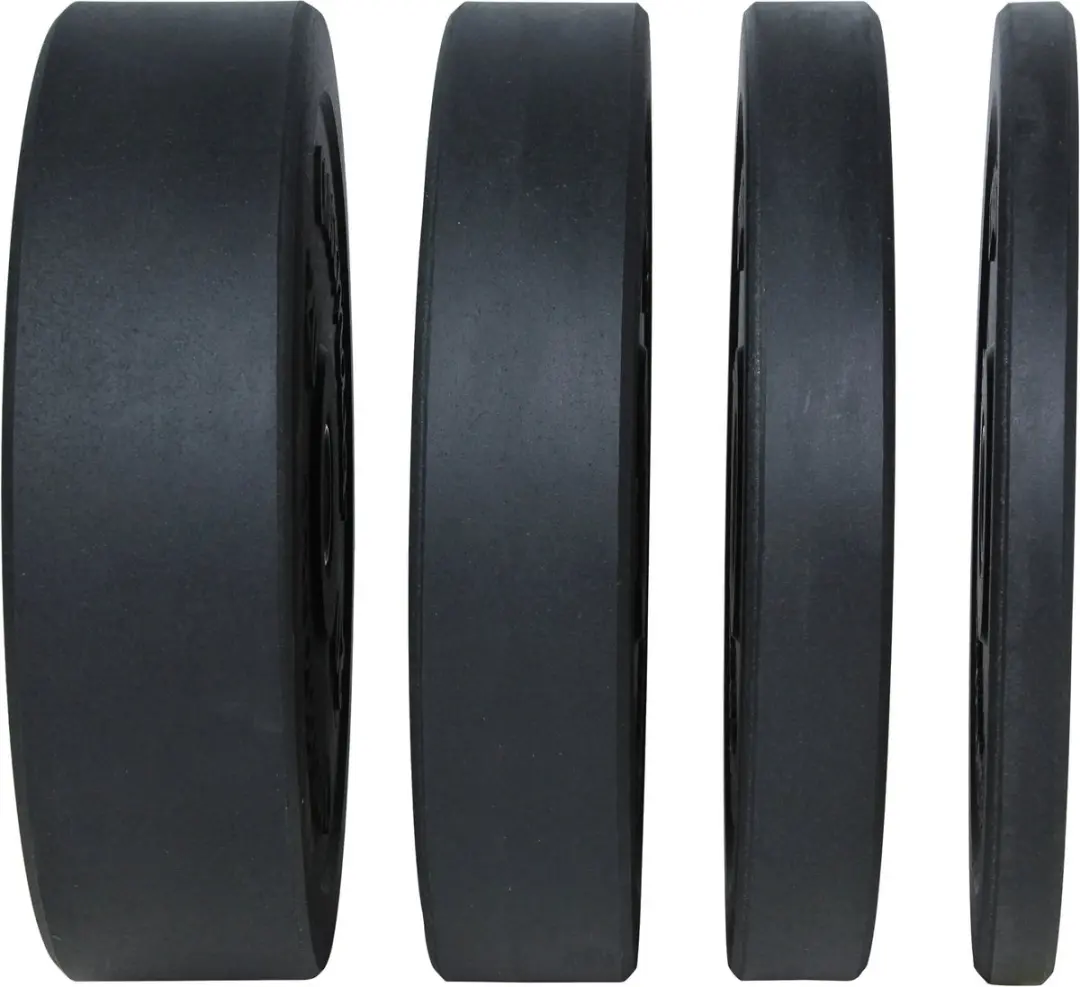 LifeMaxx Hi-Temp Bumper Plate 15kg - 45cm - Zwart