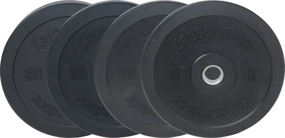 LifeMaxx Hi-Temp Bumper Plate 15kg - 45cm - Zwart