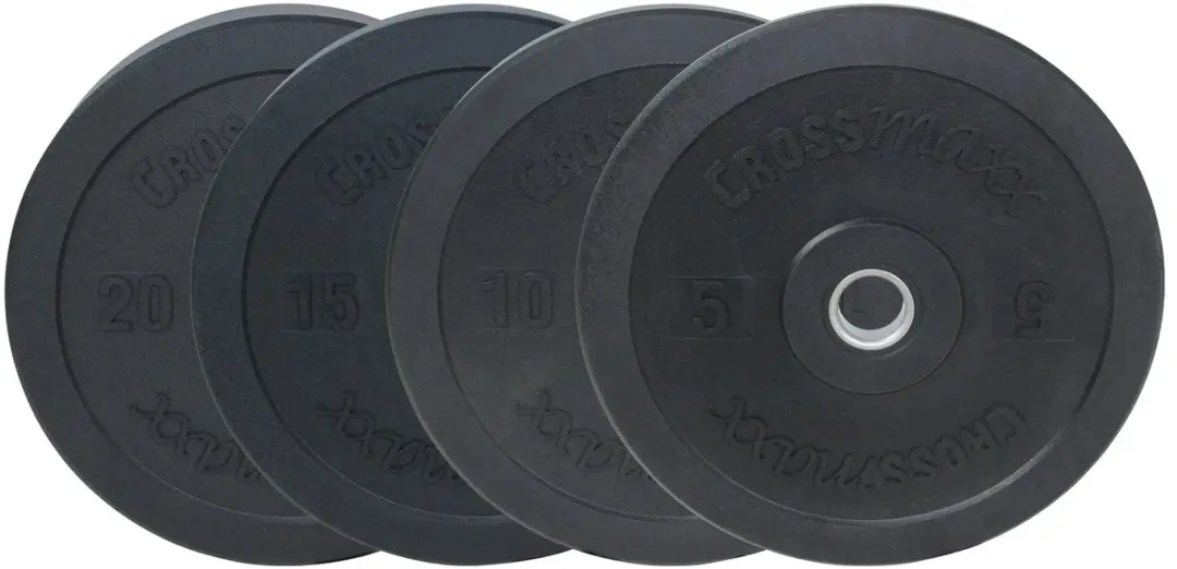 LifeMaxx Hi-Temp Bumper Plate 15kg - 45cm - Zwart