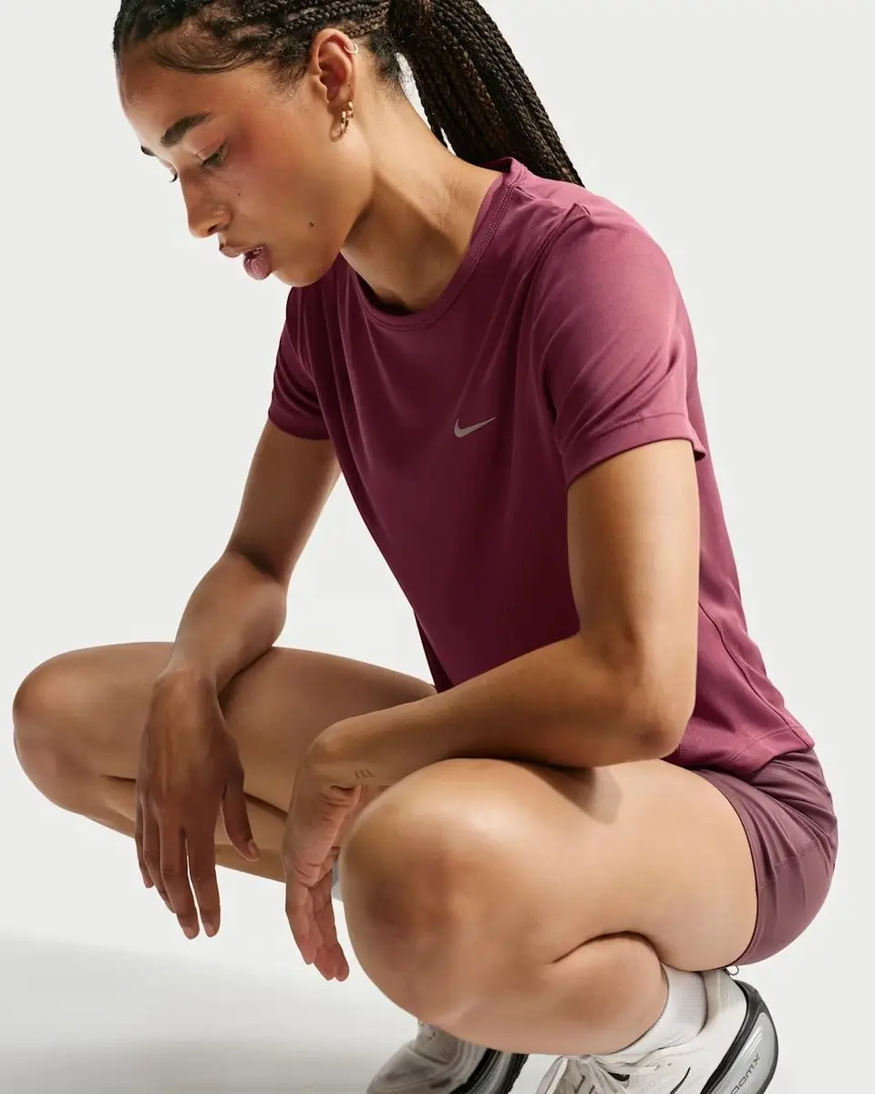 Nike Tempo Dri-FIT Korte Mouw T-shirt - M - Rood