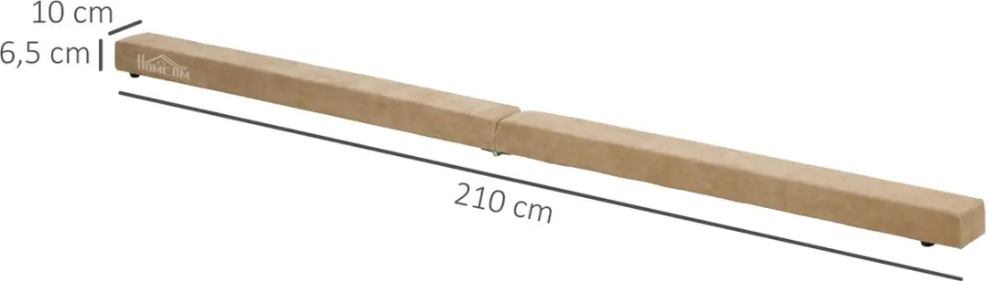 Homcom Evenwichtsbalk - 210x10x6,5cm