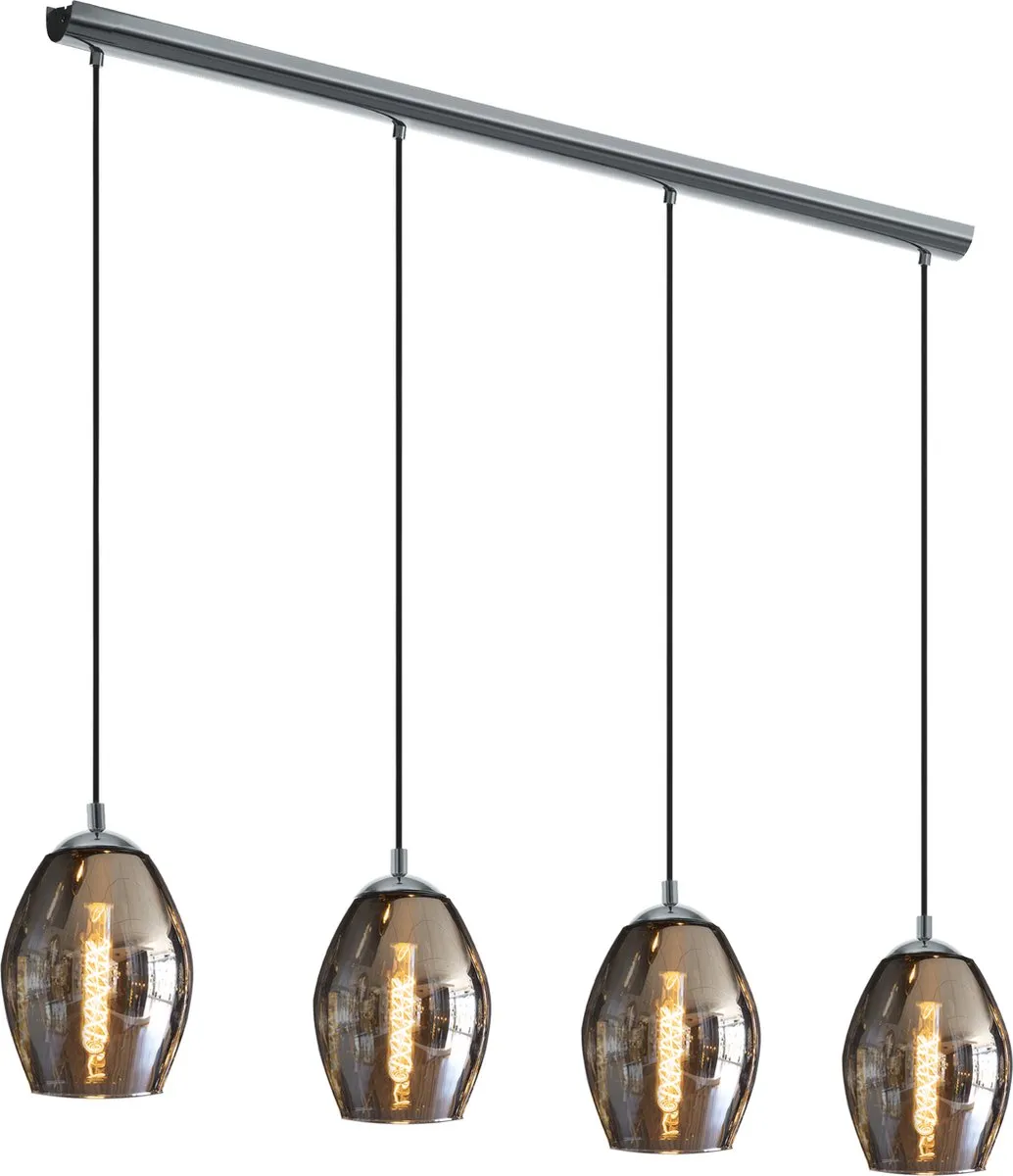 Eglo Estanys Hanglamp E27 113cm - Grijs/Zwart