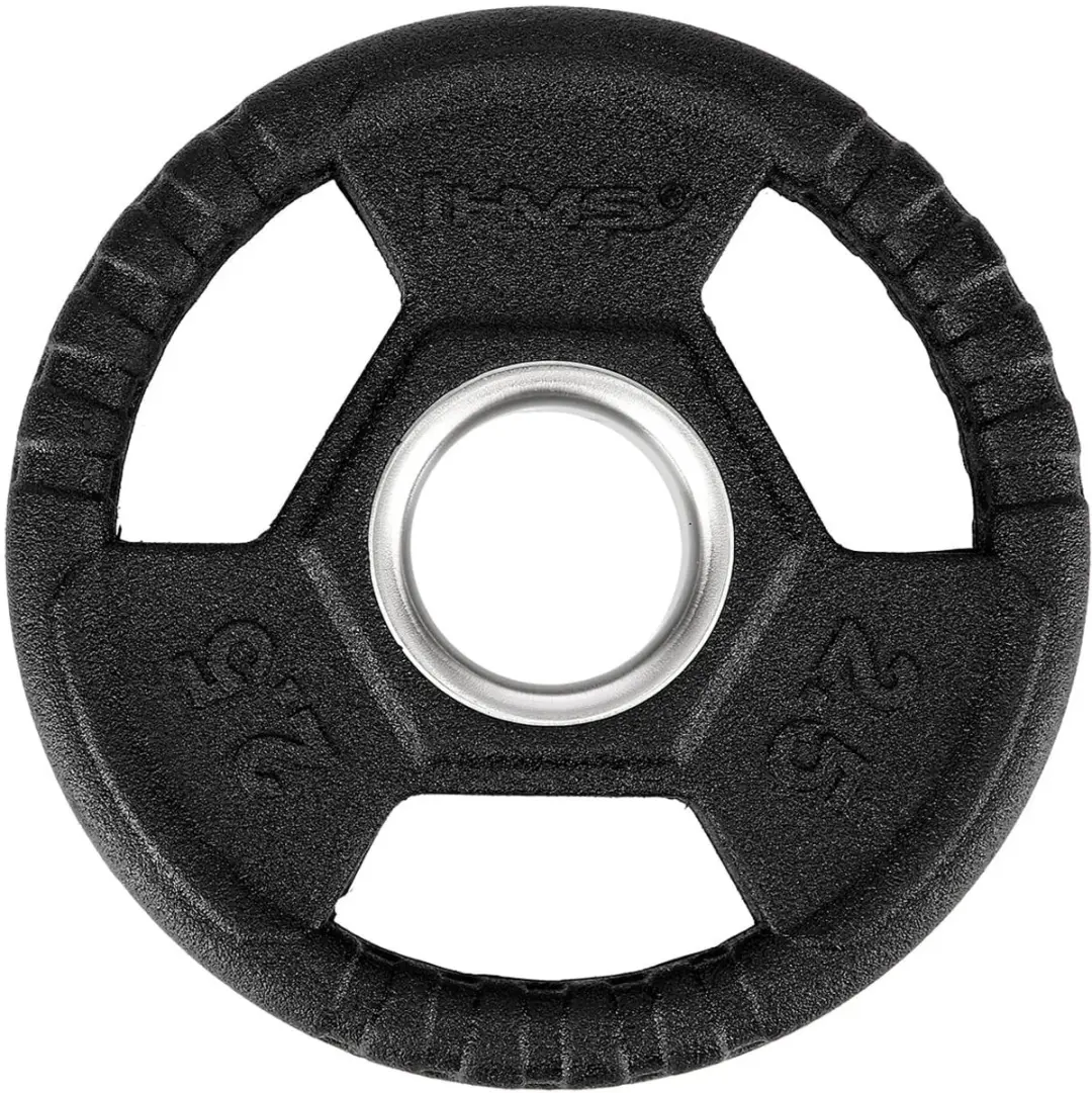 HMS Olympische Halterschijf 15 kg - Zwart - afbeelding 6 van 6
