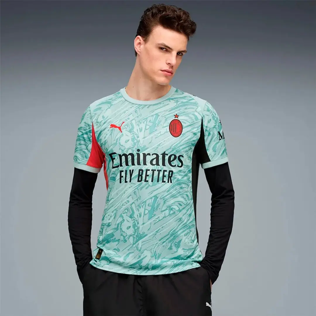PUMA AC Milan 25/26 Replica Doelman T-shirt - S - Modern Mint